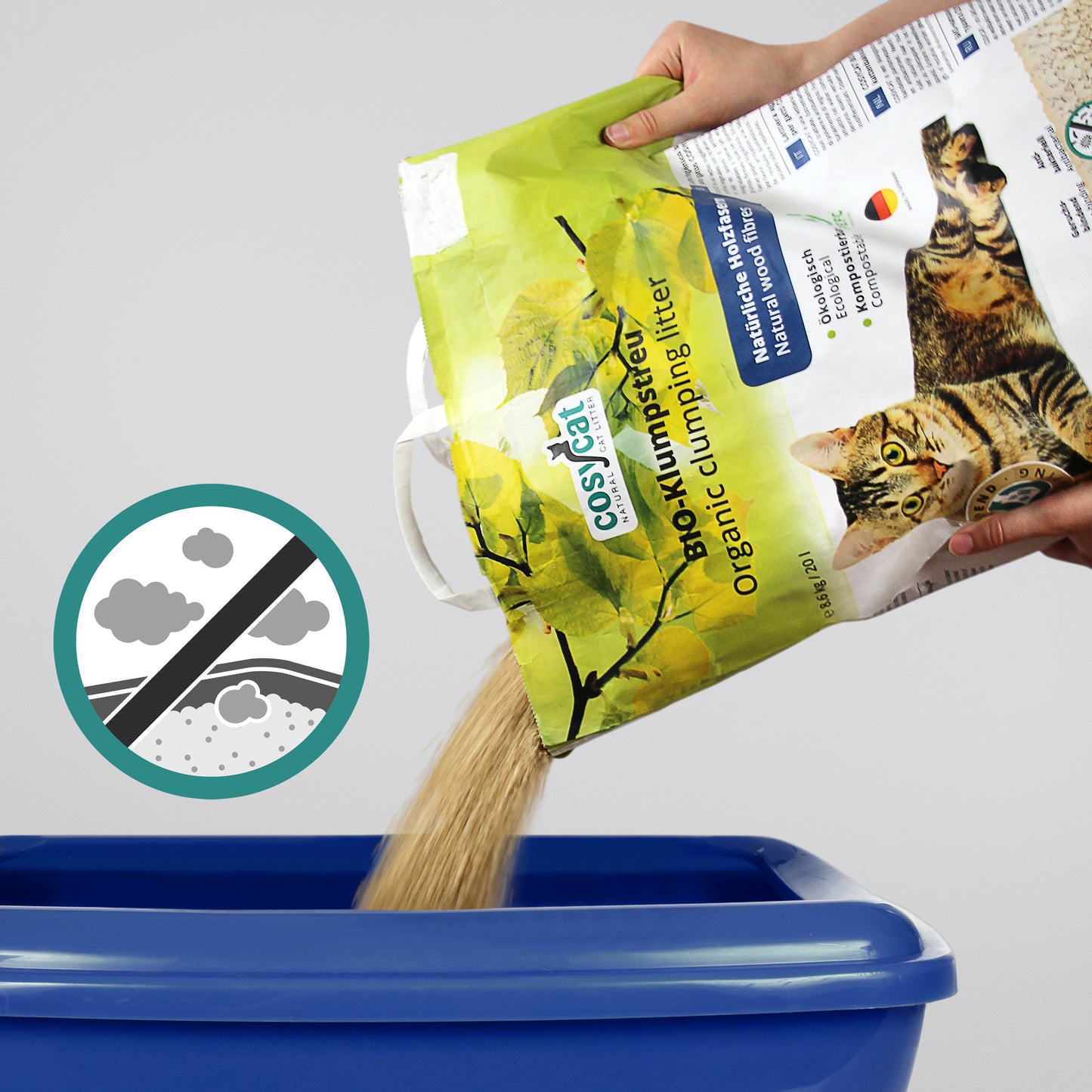Arena biodegradable Cosycat 4,3 kg